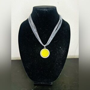 Silver and Gold Pendant Necklace